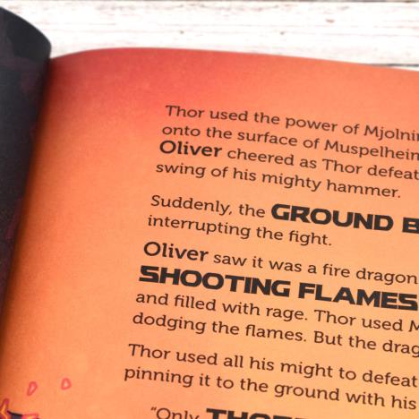 Personalised Marvel Thor Ragnarok Hardback Story Book Extra Image 2
